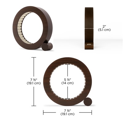 Органайзер для украшений Ferris,  Ø19 см, орех