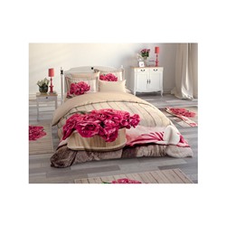 3Д Постельное Белье (2 сп. ЕВРО) 3D DIGITAL %100 COTTON - Le Jardin D'OR