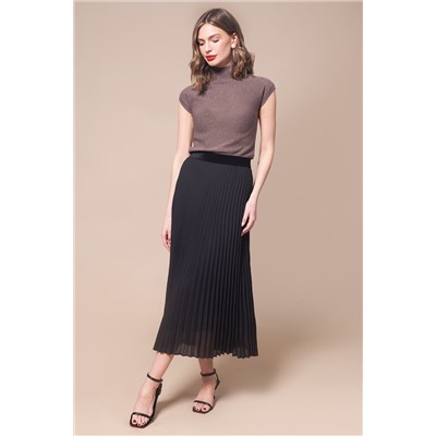 Юбка на резинке из бархатной ленты с подкладкой из вискозы