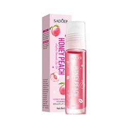 Увлажняющее масло-роллер для губ с медовым персиком SADOER Honey Peach Hydra Nourish Lip Oil, 8мл