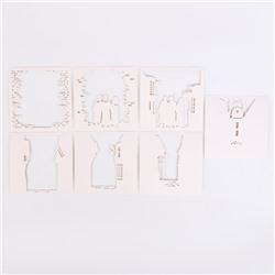 Набор для творчества «Создай ночник. Волшебники», с рамкой, сборный, многослойный, 6+