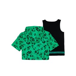 Комплект для девочки: футболка, майка