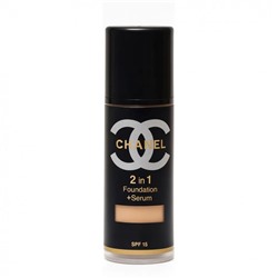 Тональный крем Chanel 2 in 1 Foundation + Serum SPF 15 #55 Beige