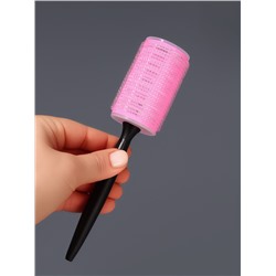 Бигуди «Липучка», с насадкой, d=4 см, 3 шт., розовые