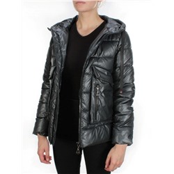 8063 DARK GRAY Куртка демисезонная женская (130 гр. синтепон)