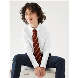 2pk Boys' Cotton Slim Fit School Shirts (2-18 Yrs)