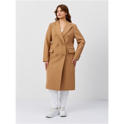 Пальто женское демисезонное 25775 (кэмел)