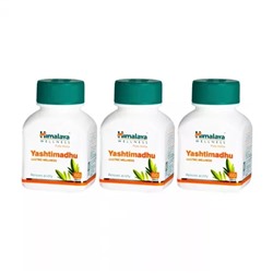Набор Яштимадху (3 х 60 таб, 250 мг), Yashtimadhu Set, произв. Himalaya