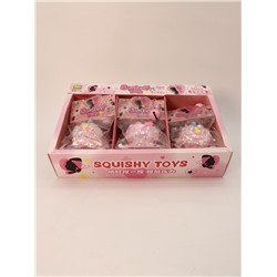 Мялка - антистресс «Магическая Таба ЛАПКА», розовая, шоу-бокс 12 шт.