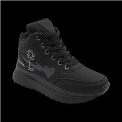 Кроссовки на меху В939-1 черные