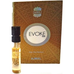 Ajmal Evoke Lady 1.5ml edp tube(желтая)