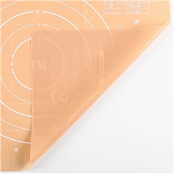 Силиконовый коврик для выпечки «Сладкая булочка», 50×40 см