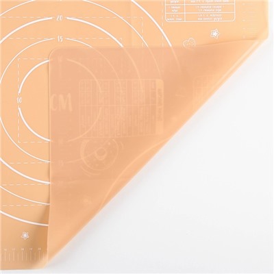 Силиконовый коврик для выпечки «Сладкая булочка», 50×40 см