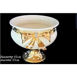 30-117 Фруктовница на ножке 41см. в под.уп.(х1)Фарфор