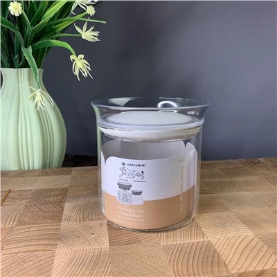 160-171 Банка для сыпучих продуктов 650мл. (х24)Стекло