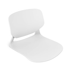 Стул полубарный SHT-ST59/S196-1
                        белый / черный муар