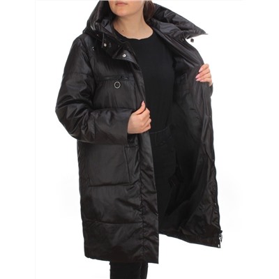 S21122 BLACK Куртка зимняя женская облегченная Y SILK TREE (150 гр. холлофайбер)
