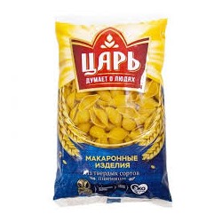 ЦАРЬ Макароны РАКУШКА гр.А в/с 400гр