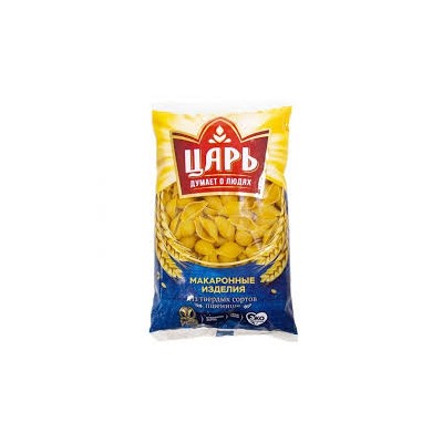 ЦАРЬ Макароны РАКУШКА гр.А в/с 400гр