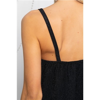 Платье-комбинация Сила притяжения (черное) П14481-7М