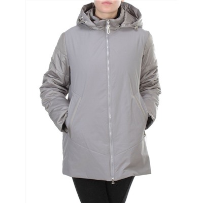 6021 GRAY Куртка демисезонная женская DATURA (100 гр. синтепон)
