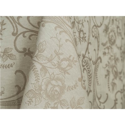 01с58 ЯК  Скатерть  170*310  "Кружева"  цв.серый