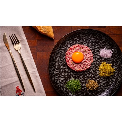 Набор тарелок Dots, Ø21 см, черные, 2 шт.