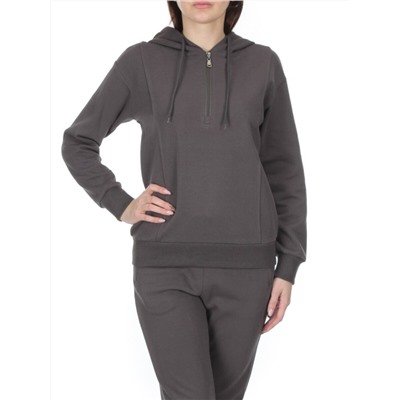 NOH109 DK. GRAY Костюм спортивный женский (хлопок 90%, полиэстер 10%)