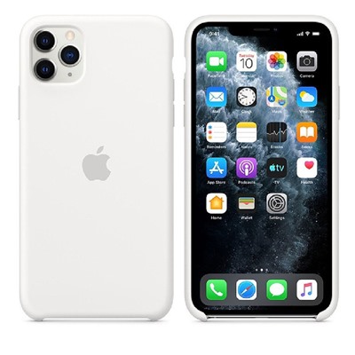 Силиконовый чехол для iPhone 11 Pro Max белый
