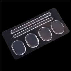 4433456 Набор вкладышей для обуви «Сафари», силиконовые, на клеевой основе, 6 шт, цвет прозрачный