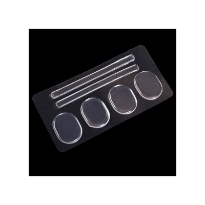 4433456 Набор вкладышей для обуви «Сафари», силиконовые, на клеевой основе, 6 шт, цвет прозрачный