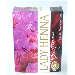 Краска для волос на основе хны Lady Henna Бургунд