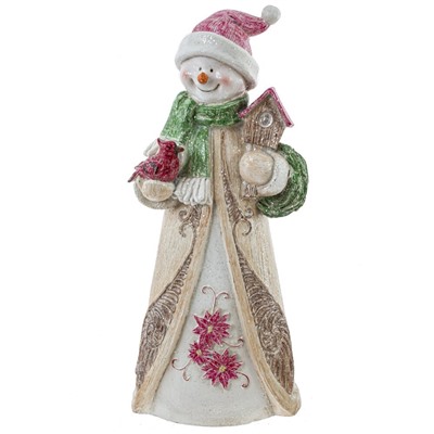 GAEM Фигурка декоративная "Снеговик", L14,5 W11 H33 см