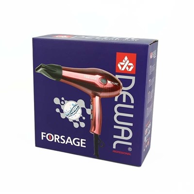 Dewal Профессиональный фен для волос / Forsage 03-106 Red, красный, 2200 Вт