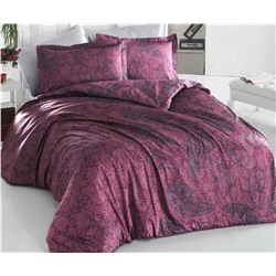 2 сп. Евро Комплект Постельного Белья Cotton Saten Aryan - Altınbaşak