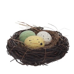 GAEM Набор из 3-х изделий декоративных "Гнездо пасхальное" (10*5), L31 W11 H5 см