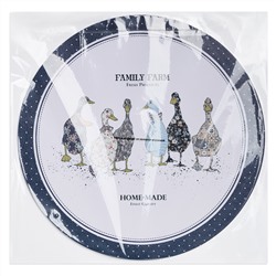 НАБОР ПОДСТАНОВОЧНЫХ САЛФЕТОК "FAMILY FARM" ИЗ 2 ШТ., ДИАМЕТР=38 СМ