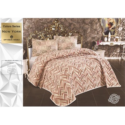 Жаккардовое Покрывало 240x260 см с 2-мя Наволочками 60x80 см Colors Seri - My Bed