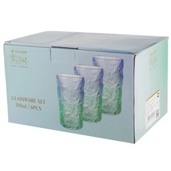 200-020 Набор из 6 стаканов 350мл в под.уп.(х8)Стекло