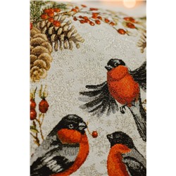 Наволочка 45х45 Три снегиря