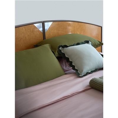 Комплект постельного белья из премиального сатина цвета пыльной розы из коллекции Essential, 150х200 см