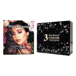Хайлайтер Kiss Beauty Highlighter 3 Color № 3 15 g