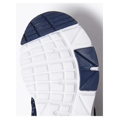 Kids Knitted Riptape Trainers (5 Small - 12 Small)