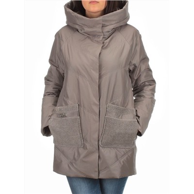 2348 DK. GRAY Куртка демисезонная женская (тинсулейт)