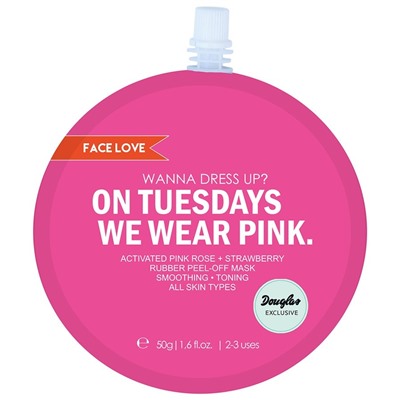 Face Love Peel-off Mask Pink Maske Masken, 1 шт.