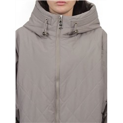 F-803 GRAY BEIGE Куртка демисезонная женская (100 гр. холлофайбер)