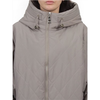 F-803 GRAY BEIGE Куртка демисезонная женская (100 гр. холлофайбер)