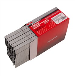 Скобы для пневматического степлера, 22 мм, ширина 1.2 мм, толщина 0.6 мм, ширина скобы 11.2 мм, 5000 шт Matrix