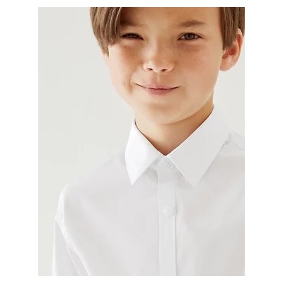 3pk Boys' Slim Fit Easy Iron School Shirts (2-16 Yrs)