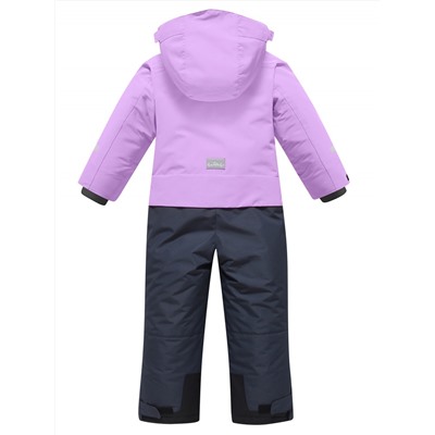 Комбинезон подростковый зимний для девочки фиолетового цвета 9410F